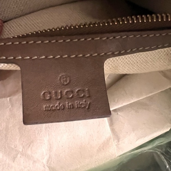 Gucci Brown/Pink GG Supreme Canvas And Leather Nice Dome Satchel - Picture 11 of 11